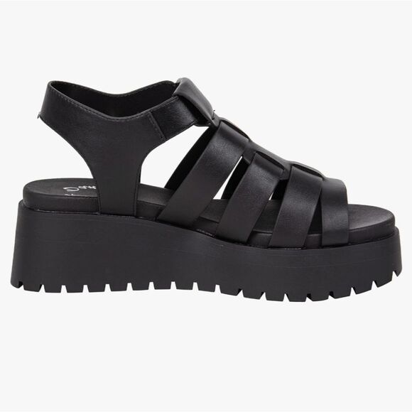 BRAND NEW SANDALS OPEN TOE FISHERMAN MULTI STRAP GLADIATOR PLATFORM SANDAL - Picture 4 of 16